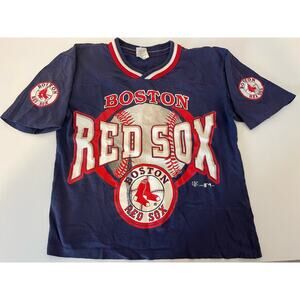 GTS Vintage 1999 Boston Red Sox Jersey Boys M 10-12 MLB Spirit Wear Memorabilia